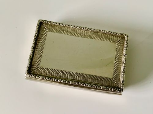 William IV Silver Snuff Box