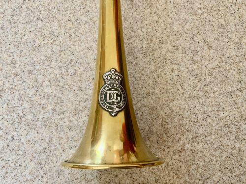 LATE 19TH CENTURY BRASS HORN - ADDITIONAL PHOTO 1