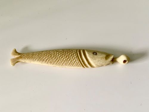 Bone Fish Needle Case & Stanhope