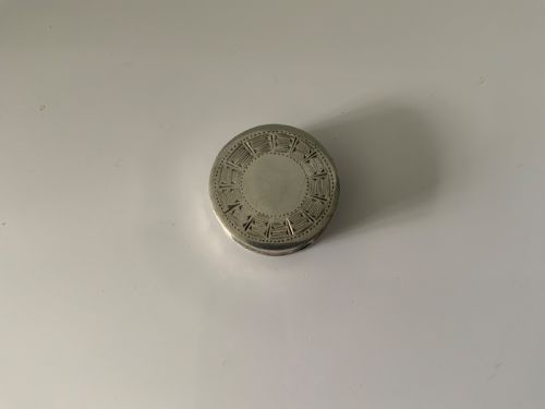 Georgian Silver Patch Box