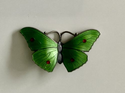 Silver & Enamel Butterfly