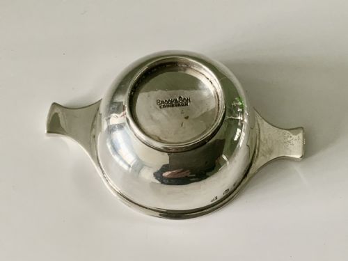 MINIATURE SILVER SCOTTISH QUAICH - ADDITIONAL PHOTO 2
