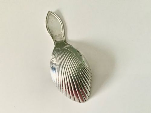 RARE DOUBLE DUTY GEORGIAN SILVER CADDY SPOON - ADDITIONAL PHOTO 2