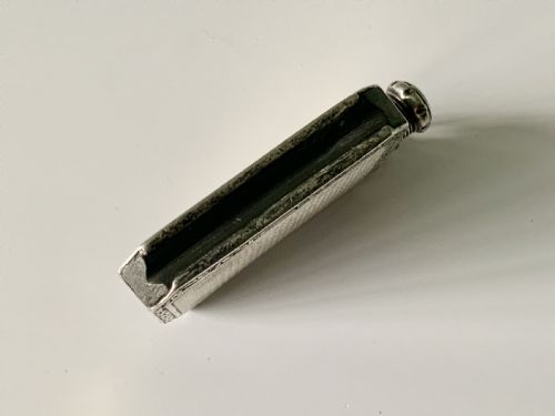 SILVER STRIKER TINDER BOX WATCH FOB - ADDITIONAL PHOTO 3
