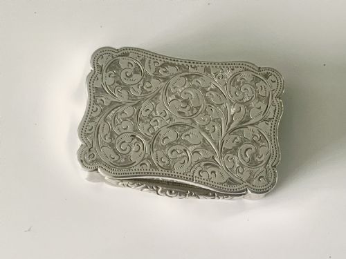 CHESTER SILVER SNUFF BOX - ADDITIONAL PHOTO 1