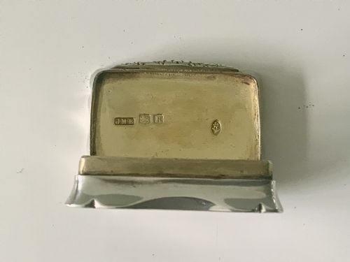 CHESTER SILVER SNUFF BOX - ADDITIONAL PHOTO 2