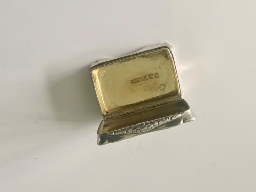 CHESTER SILVER SNUFF BOX - ADDITIONAL PHOTO 3