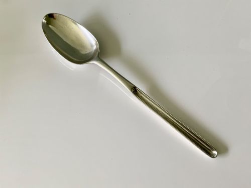 Georgian silver marrow spoon
