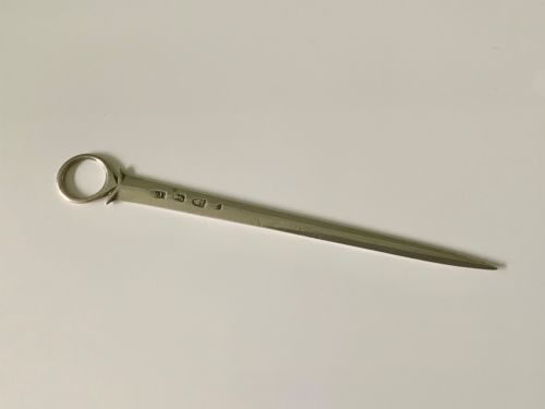 Georgian small silver skewer