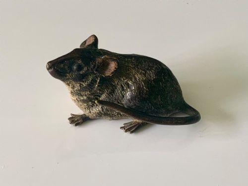 Austrian Cold Painted Bronze Mouse