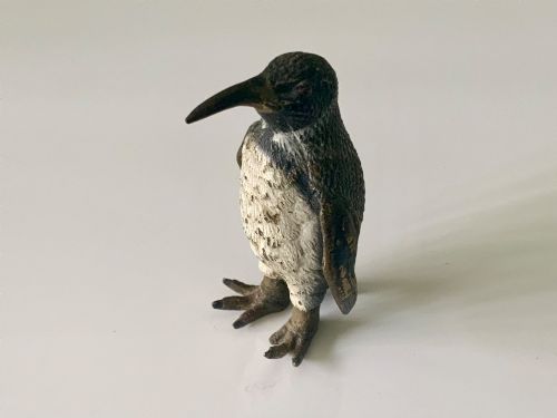 Cold Painted Bronze Penguin