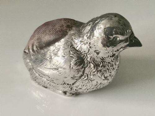 Silver Bird Pin Cushion