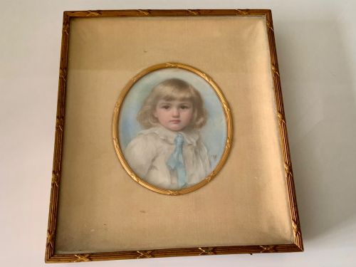 Portrait Miniature of Mervyn J Ingram