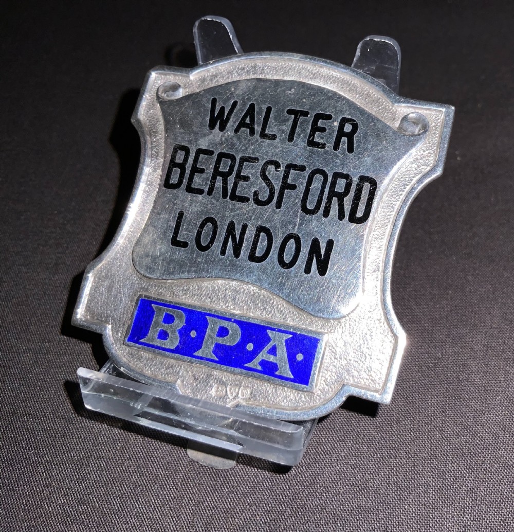 Rare silver Bookmakers badge- Chester 1929