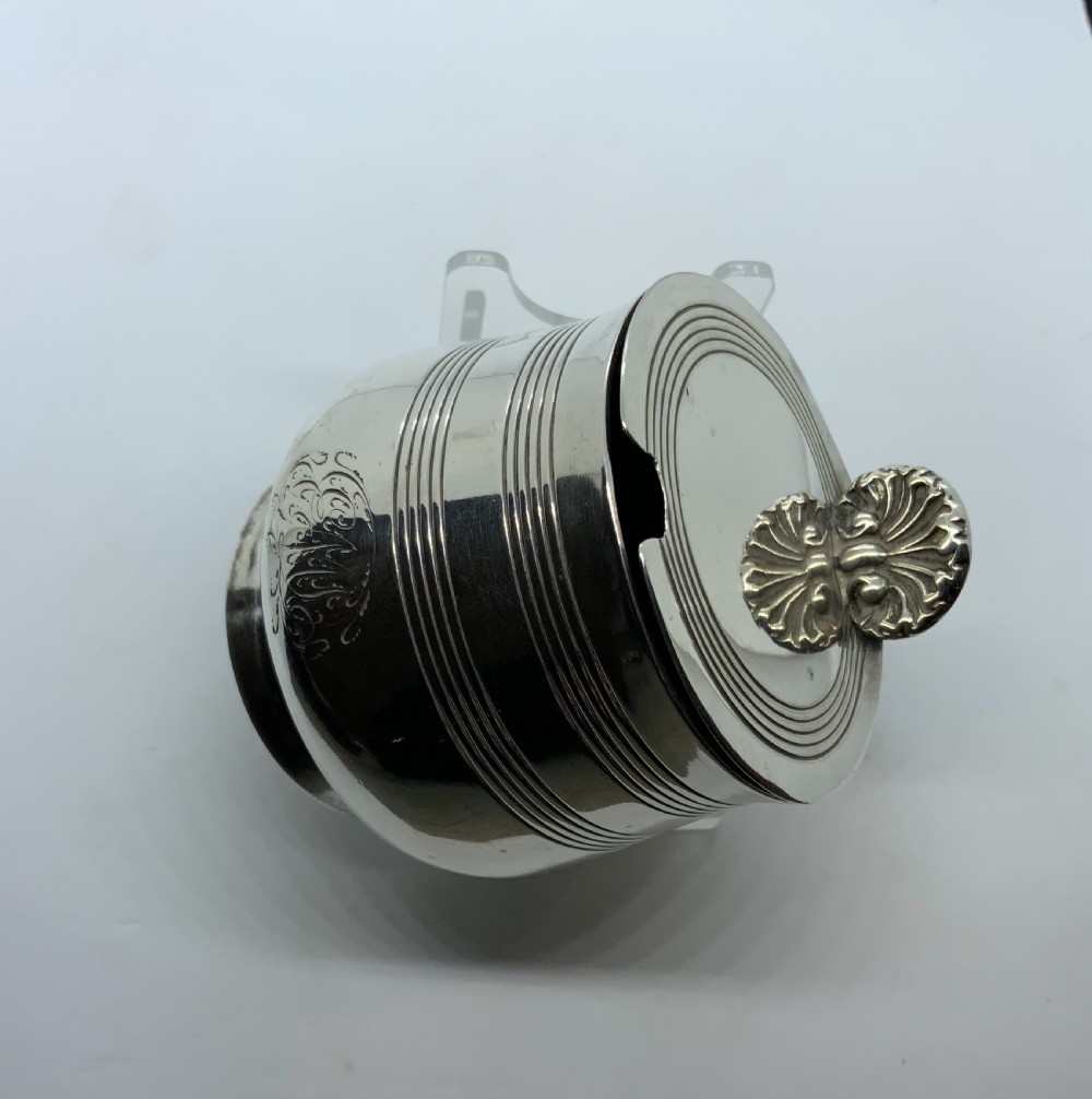 Georgian silver tankard mustard pot View III