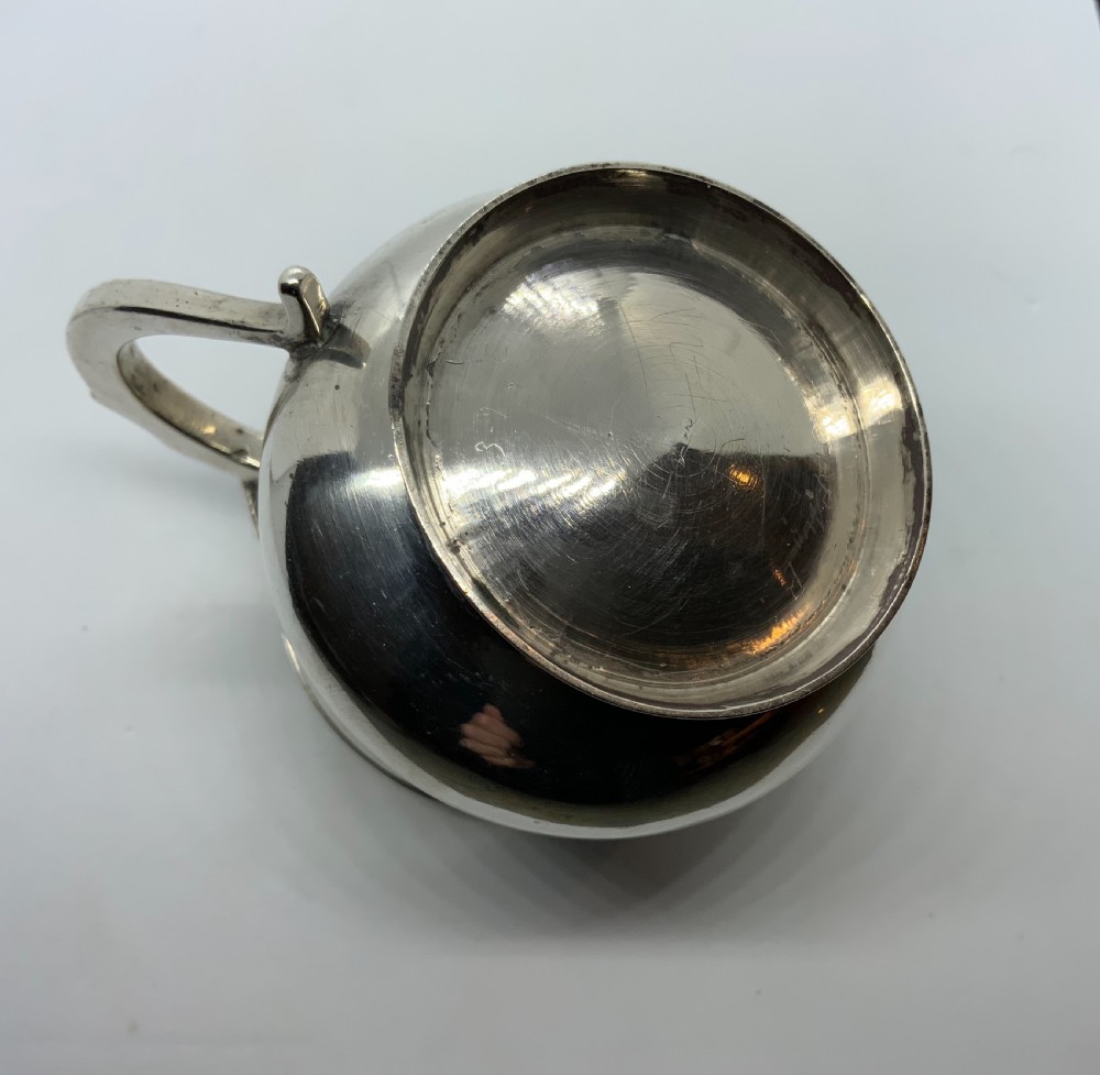 Georgian silver tankard mustard pot View IV