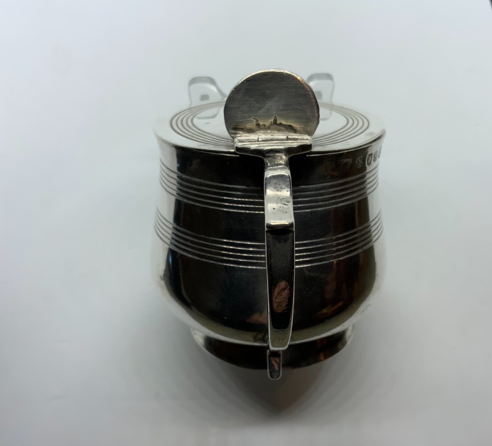Georgian silver tankard mustard pot View VI