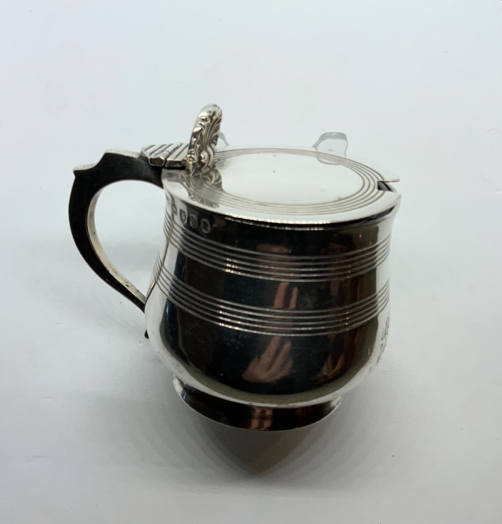 Georgian silver tankard mustard pot View VII