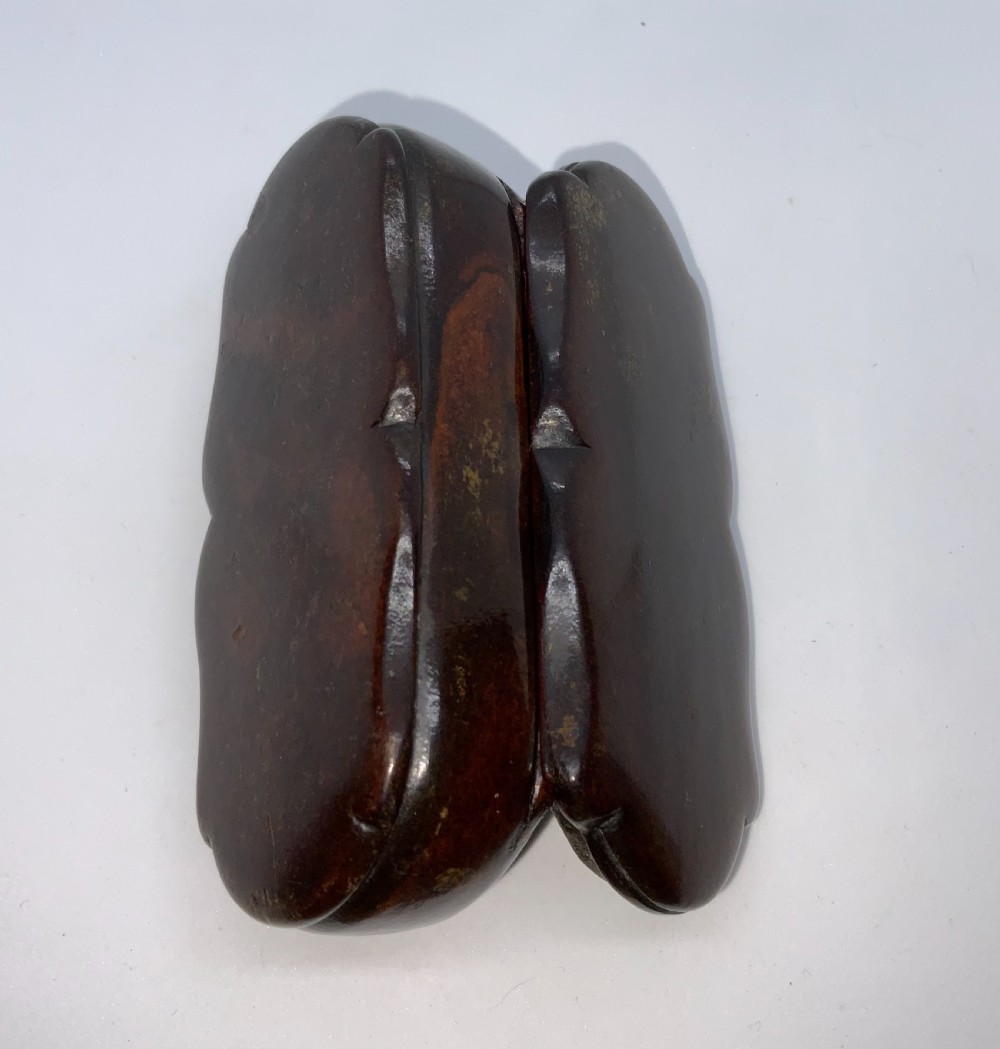 19th Century leather snuff box View IV