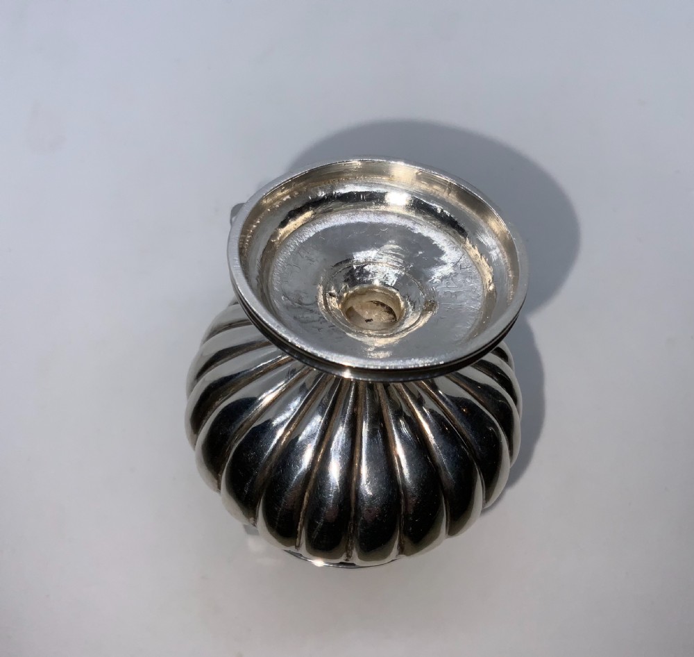 Georgian silver pounce pot View III