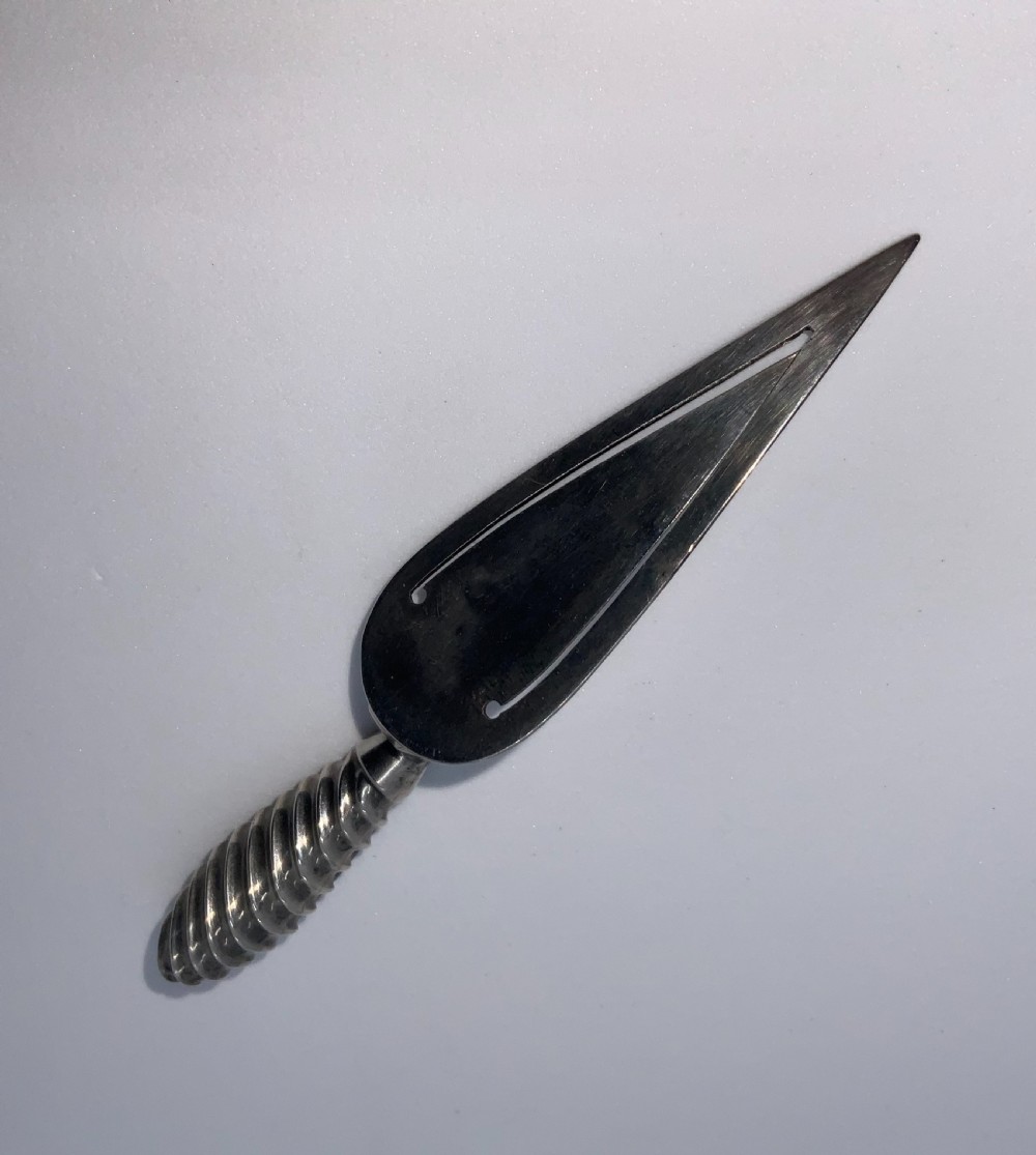 Silver agate handle bookmark View II