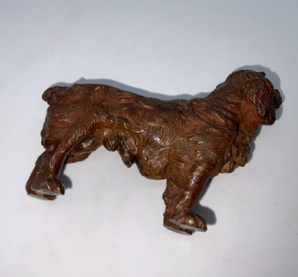 Austrian cold painted bronze spaniel View V