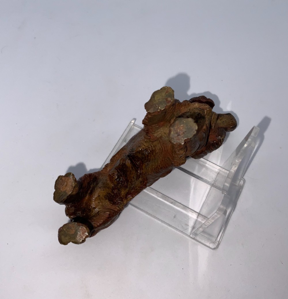 Austrian cold painted bronze spaniel View VI