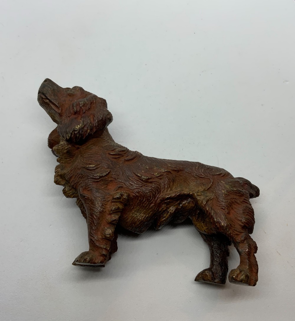 Austrian cold painted bronze spaniel View VII