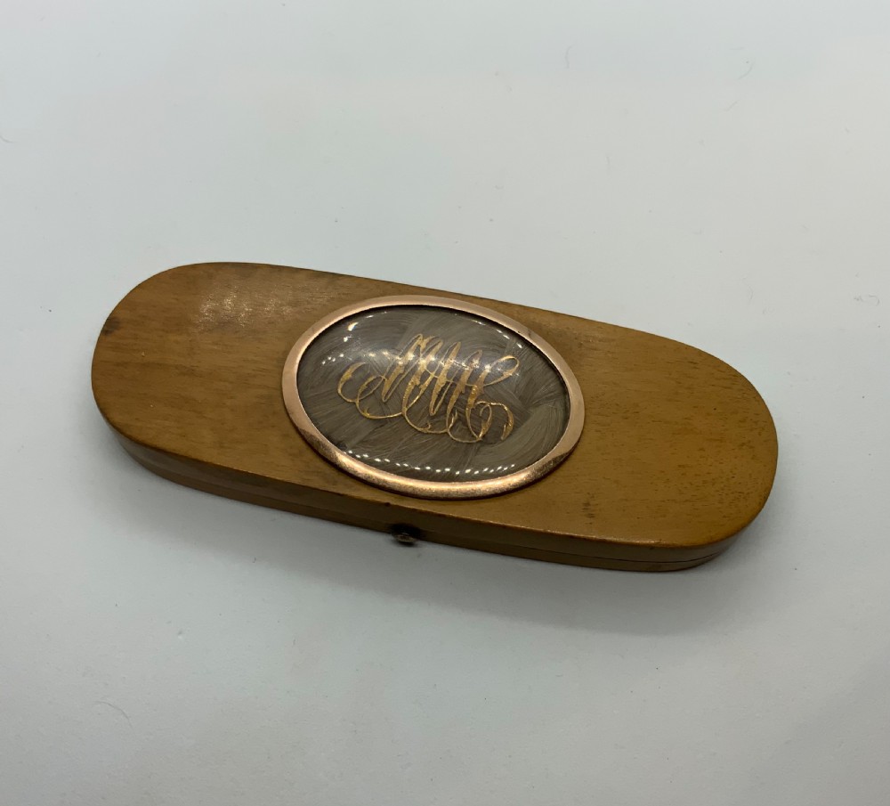 Rare Georgian treen toothpick box