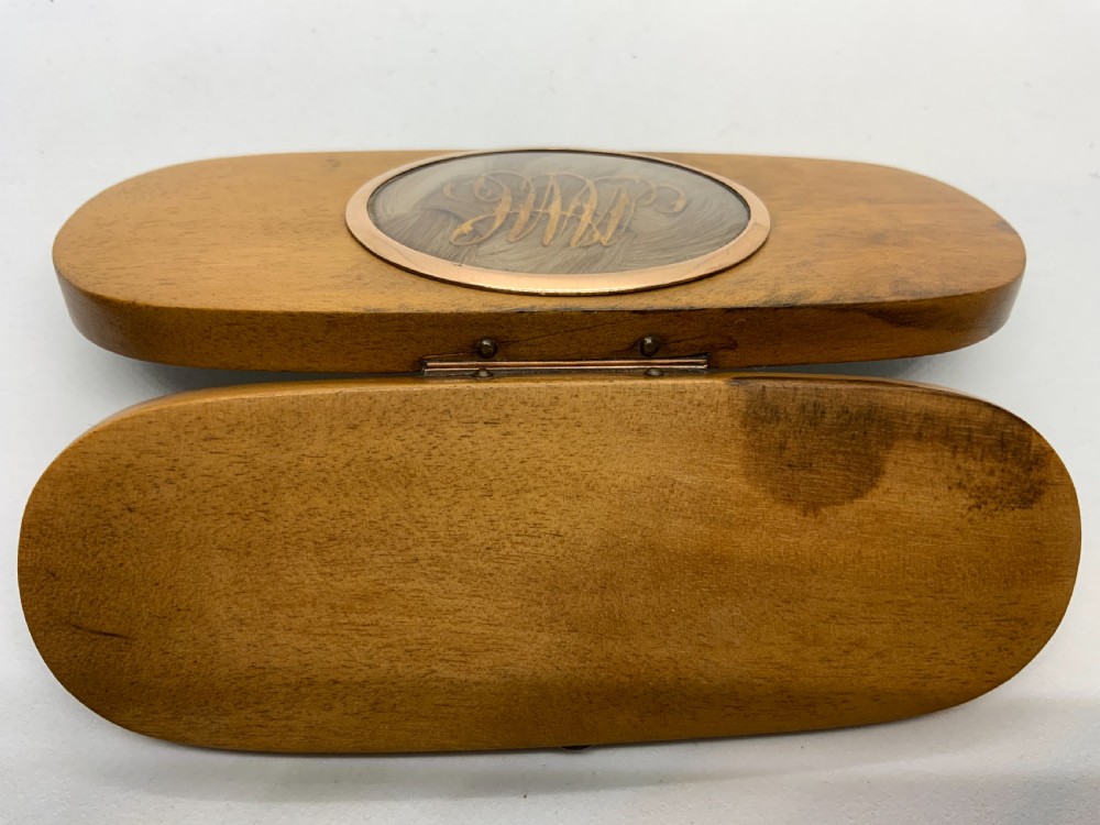 Rare Georgian treen toothpick box View V