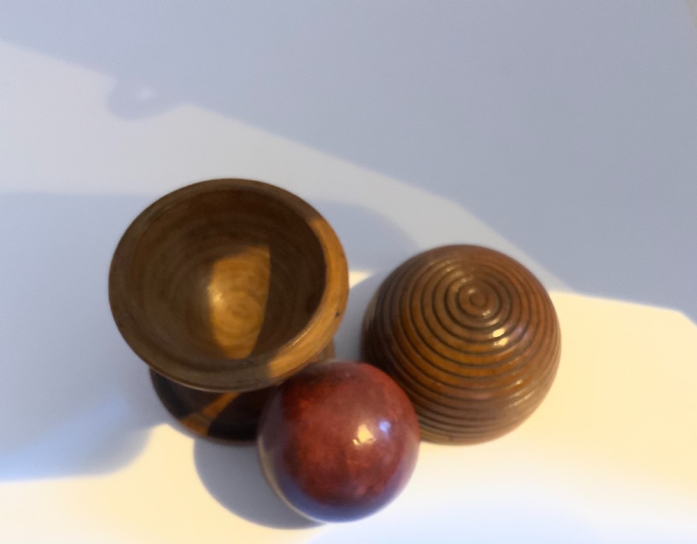 Antique treen magic trick View VII
