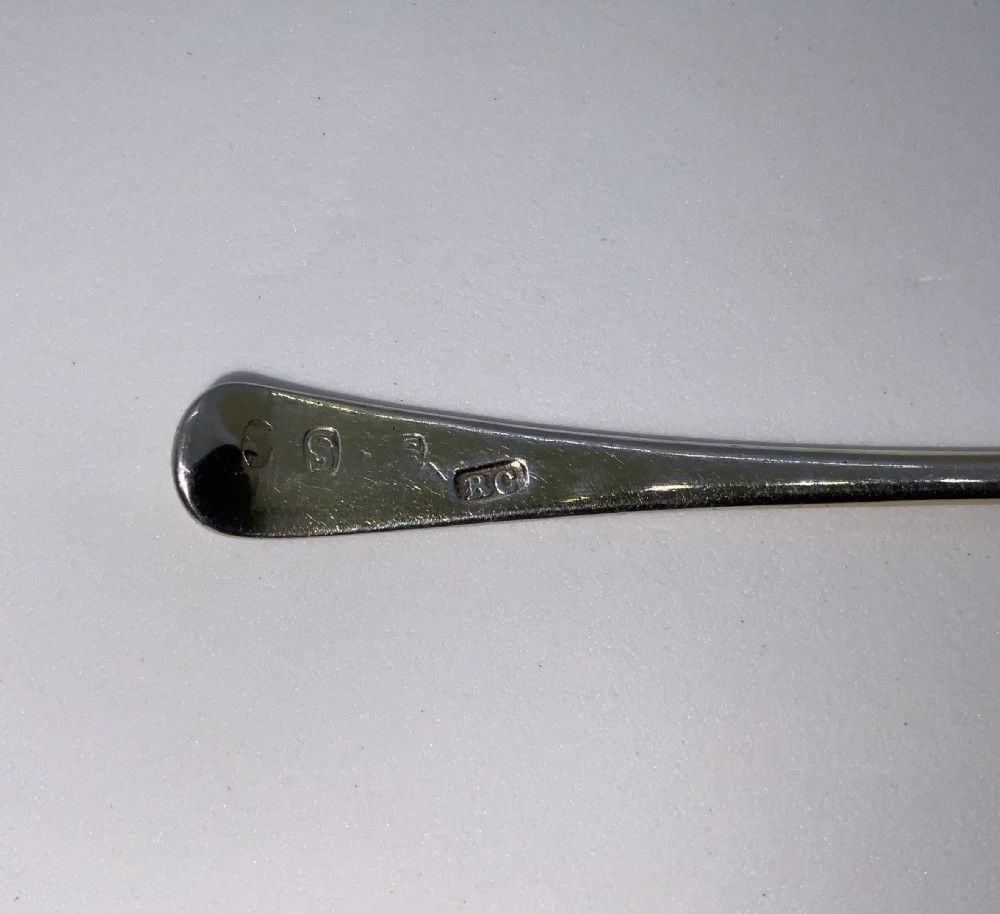 Rare silver gilt campaign marrow scoop View V