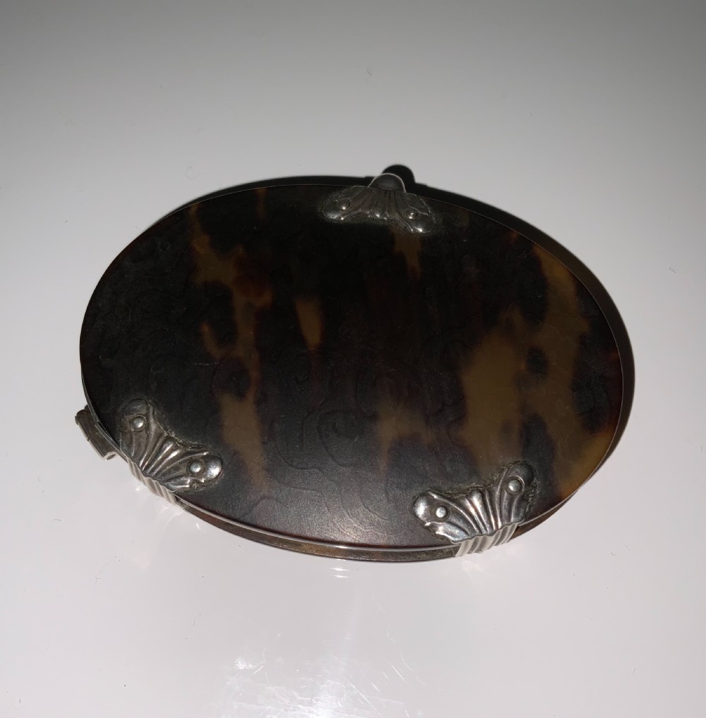 Georgian silver & tortoiseshell magnifying glass View III