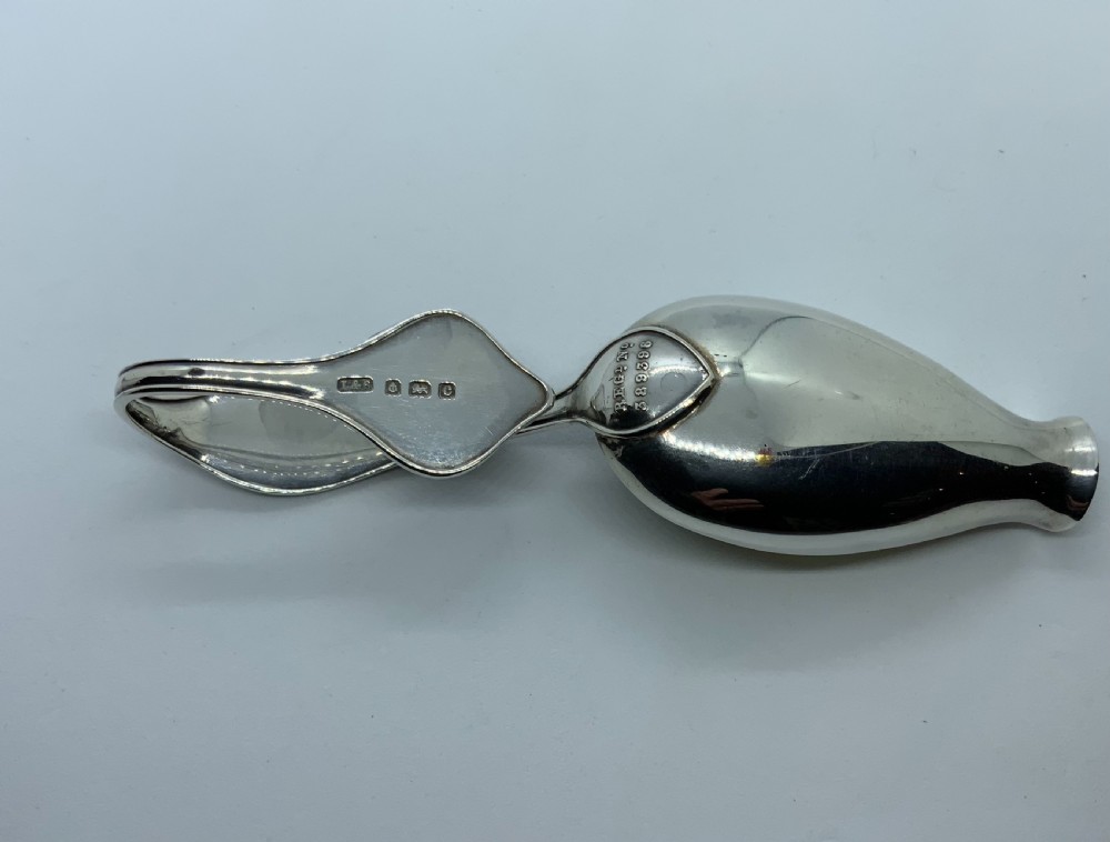 Boxed Silver Red Cross Medicine Spoon View IV