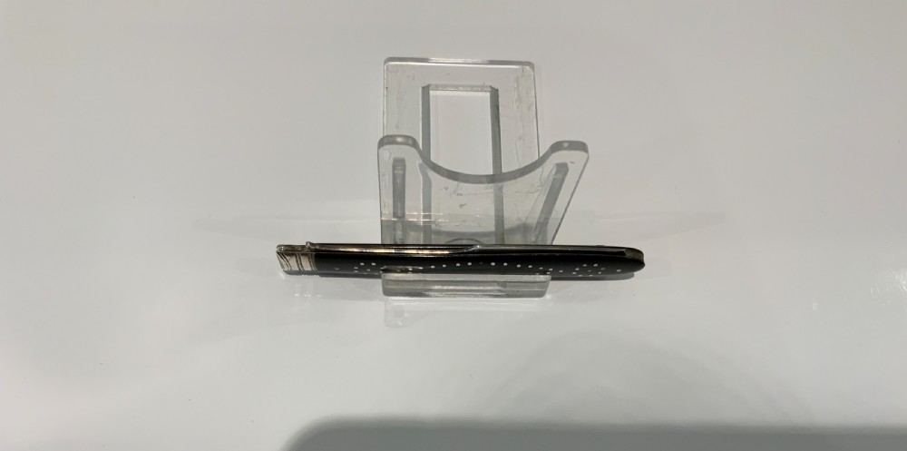 Georgian tortoiseshell silver folding fruit fork View VIII