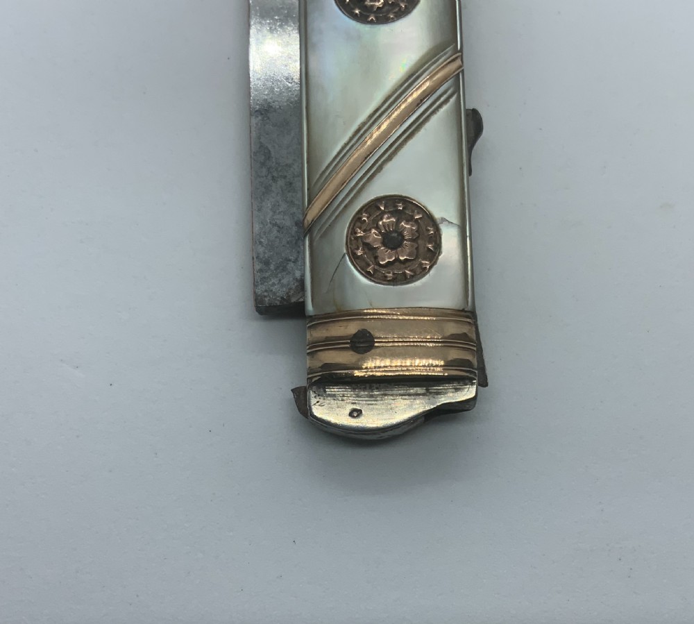 French Napoleonic officers folding knife and corkscrew View VI