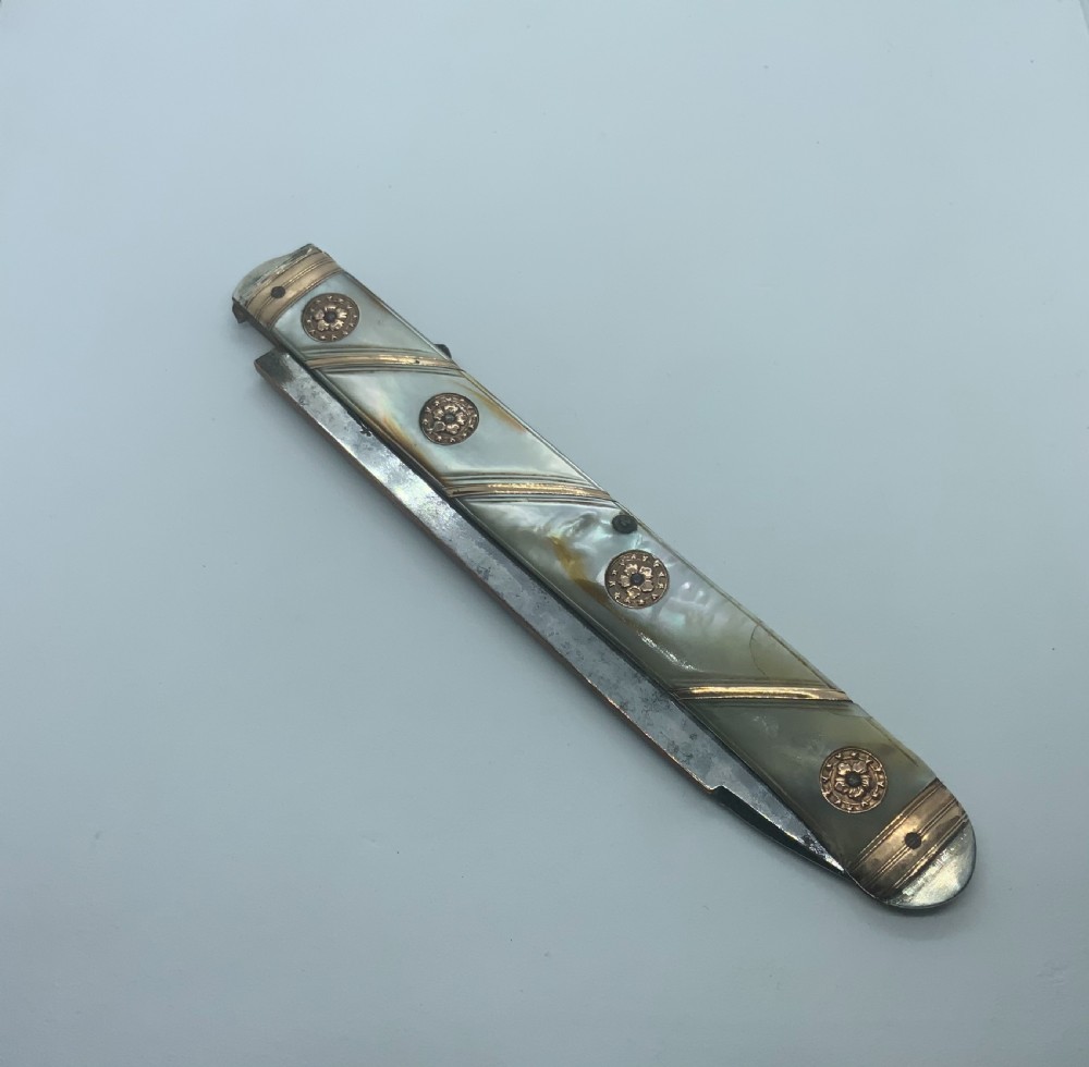 French Napoleonic officers folding knife and corkscrew View VII