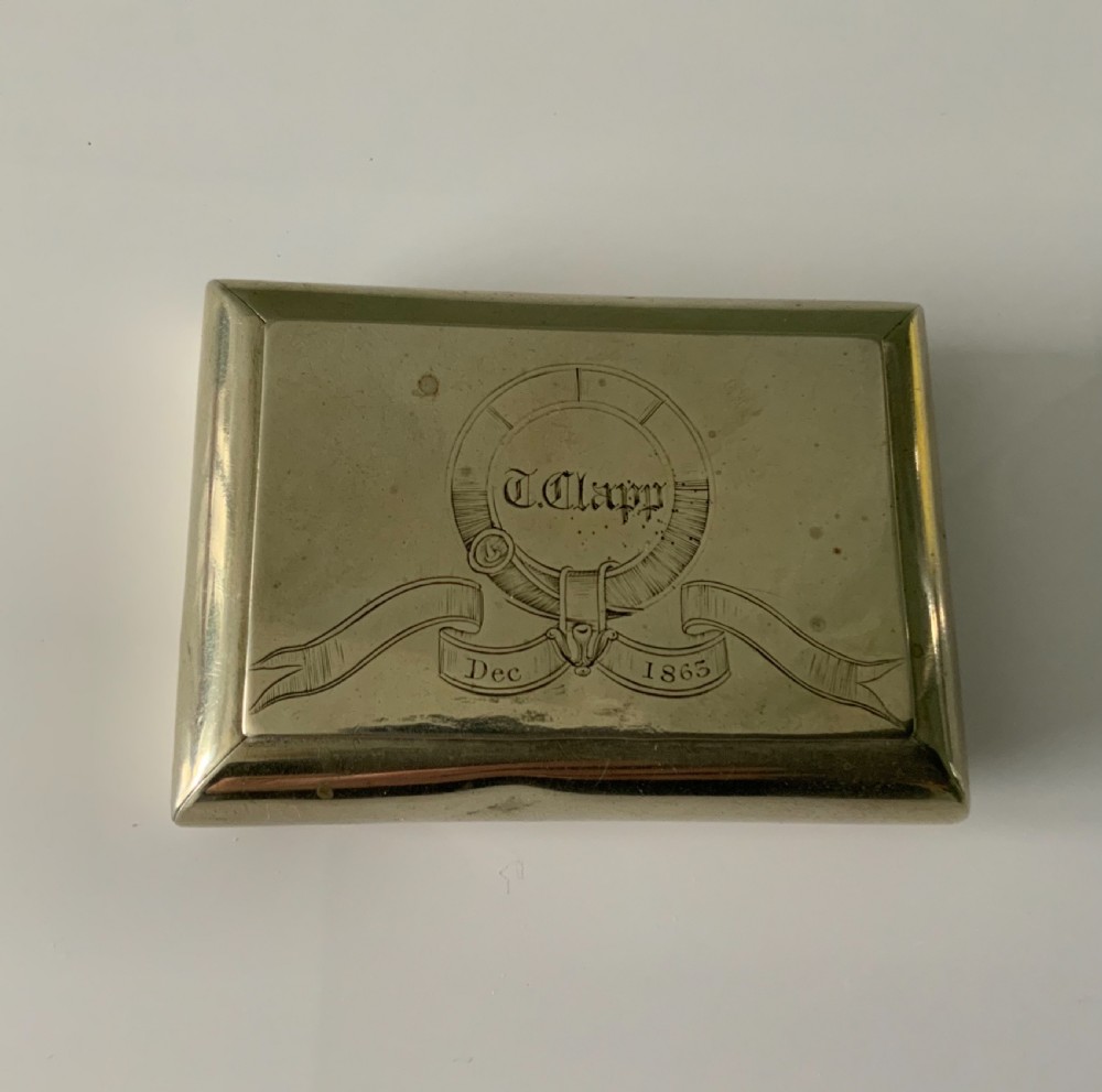 Georgian trick snuff box
