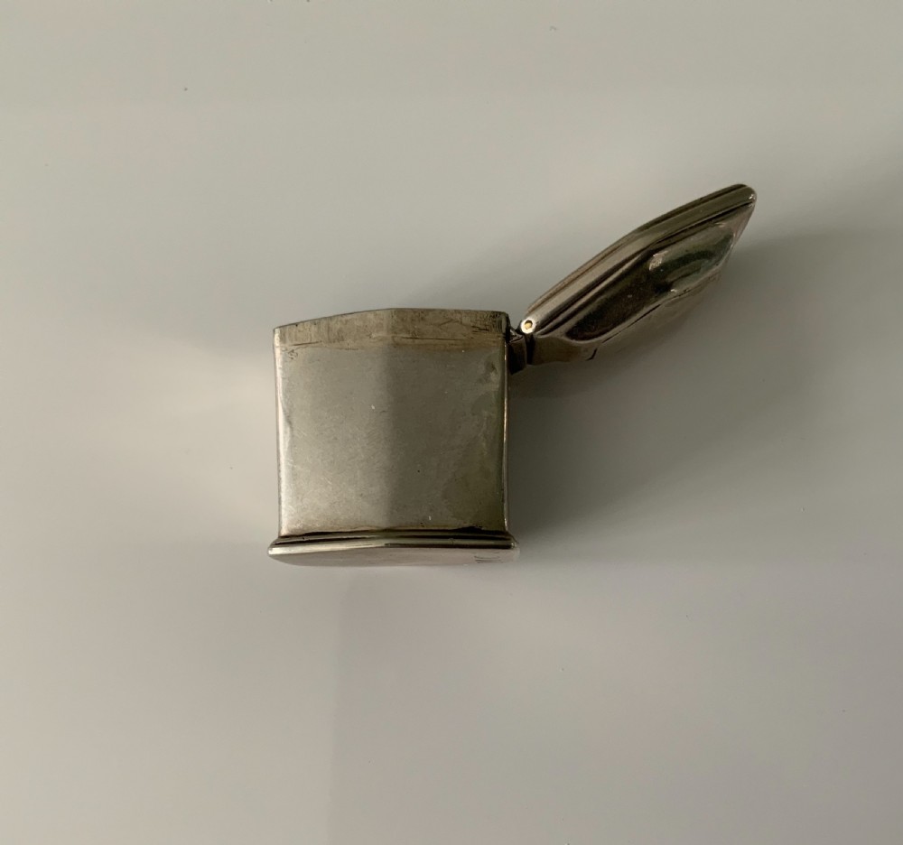 Rare Georgian silver comfit box View VI