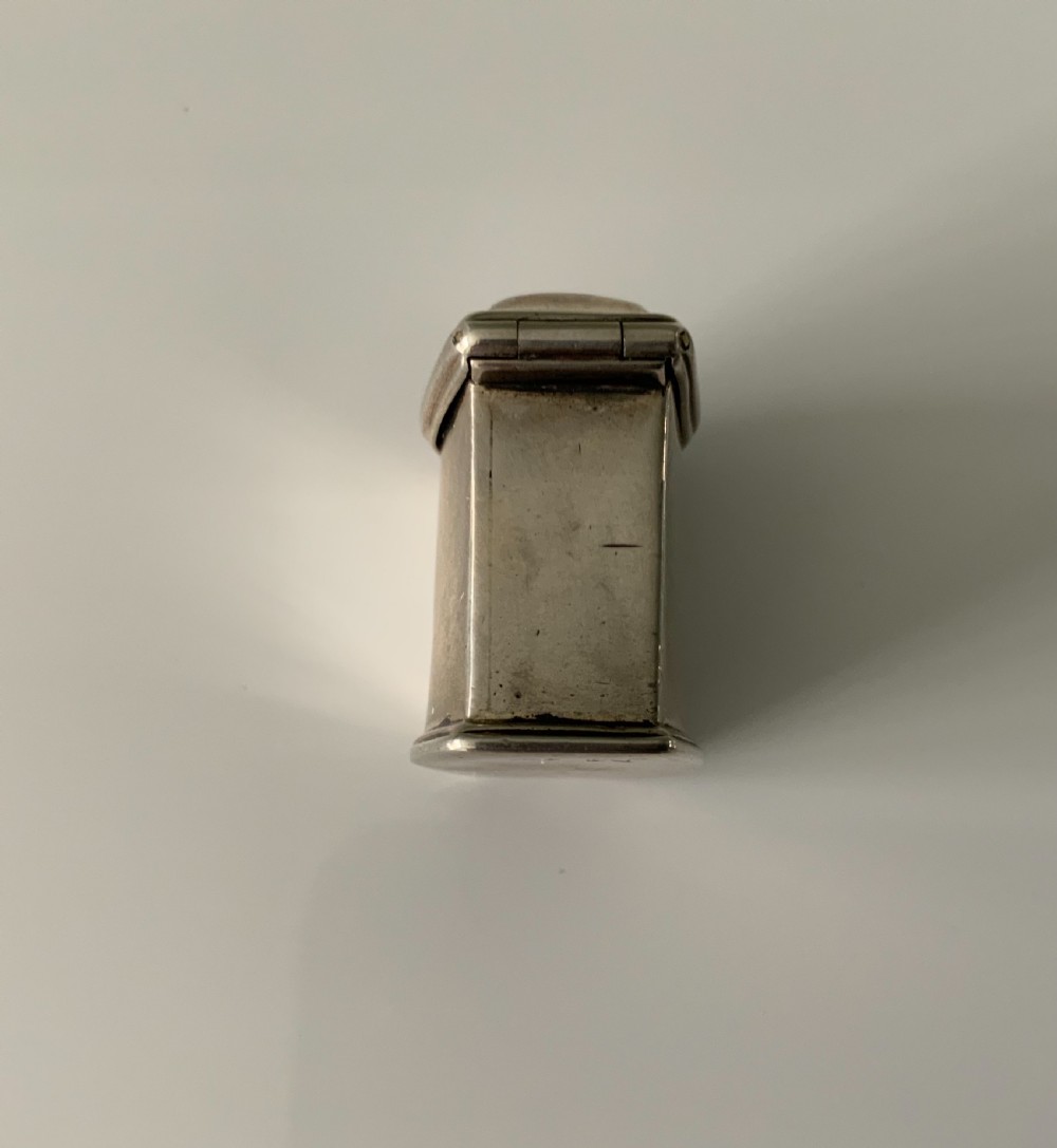 Rare Georgian silver comfit box View VII