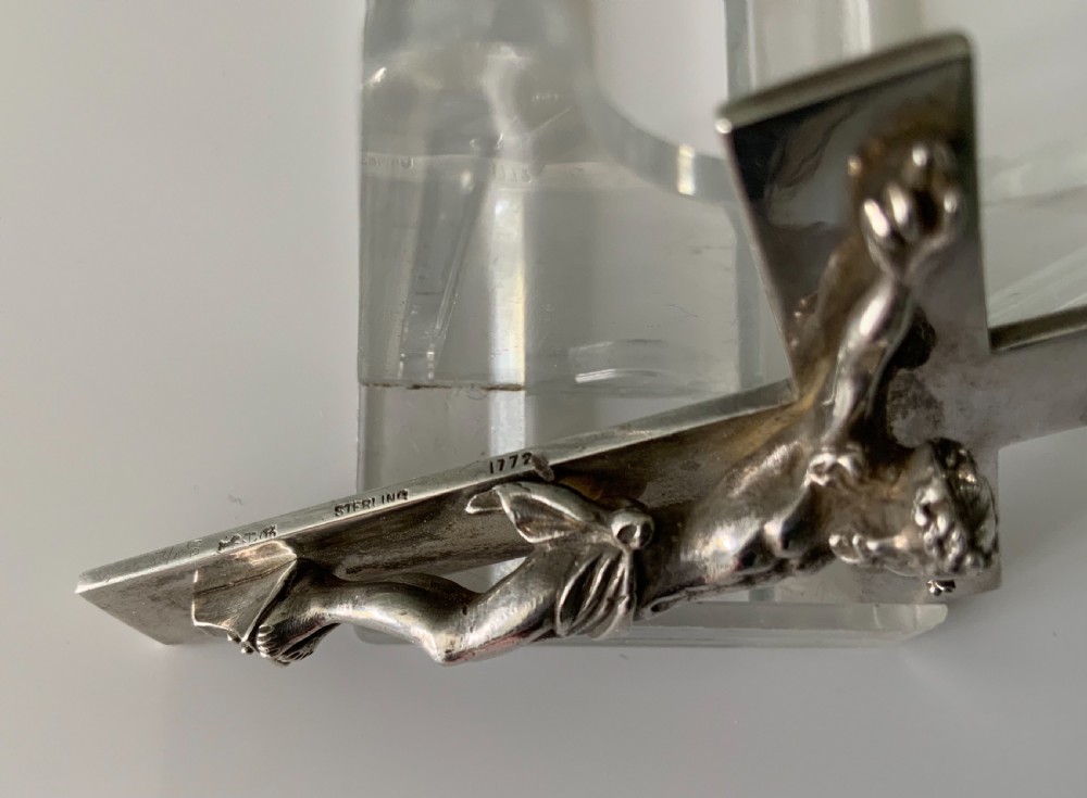 Gorham silver crucifix 1892 View III