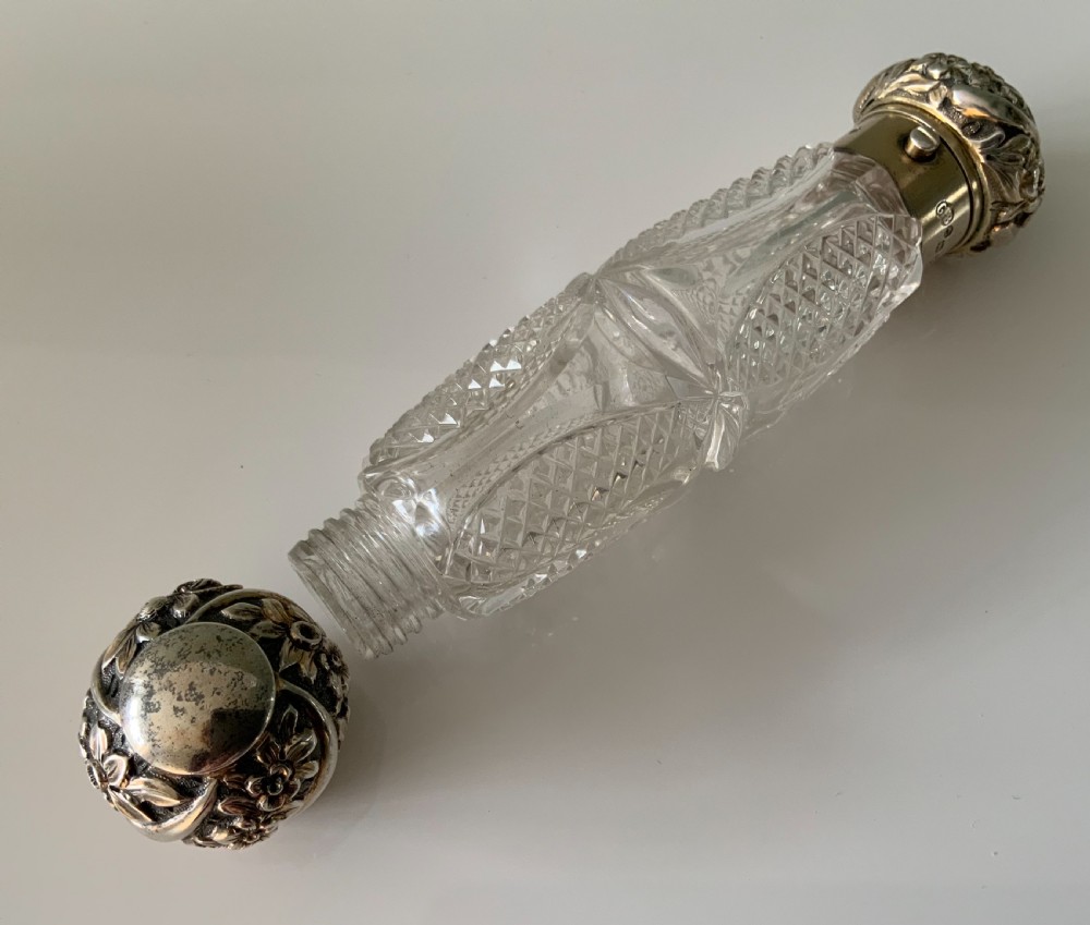 Double ended silver perfume bottle View VI