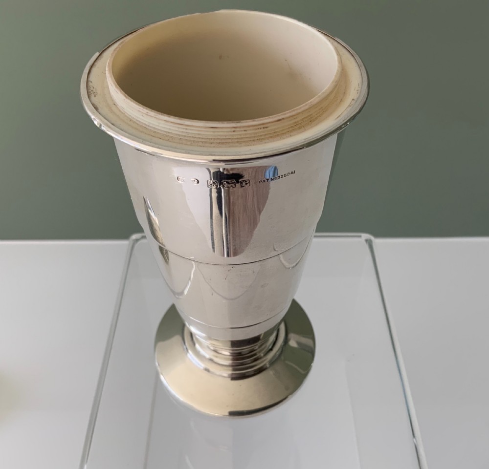 Art Deco silver sugar sifter View V