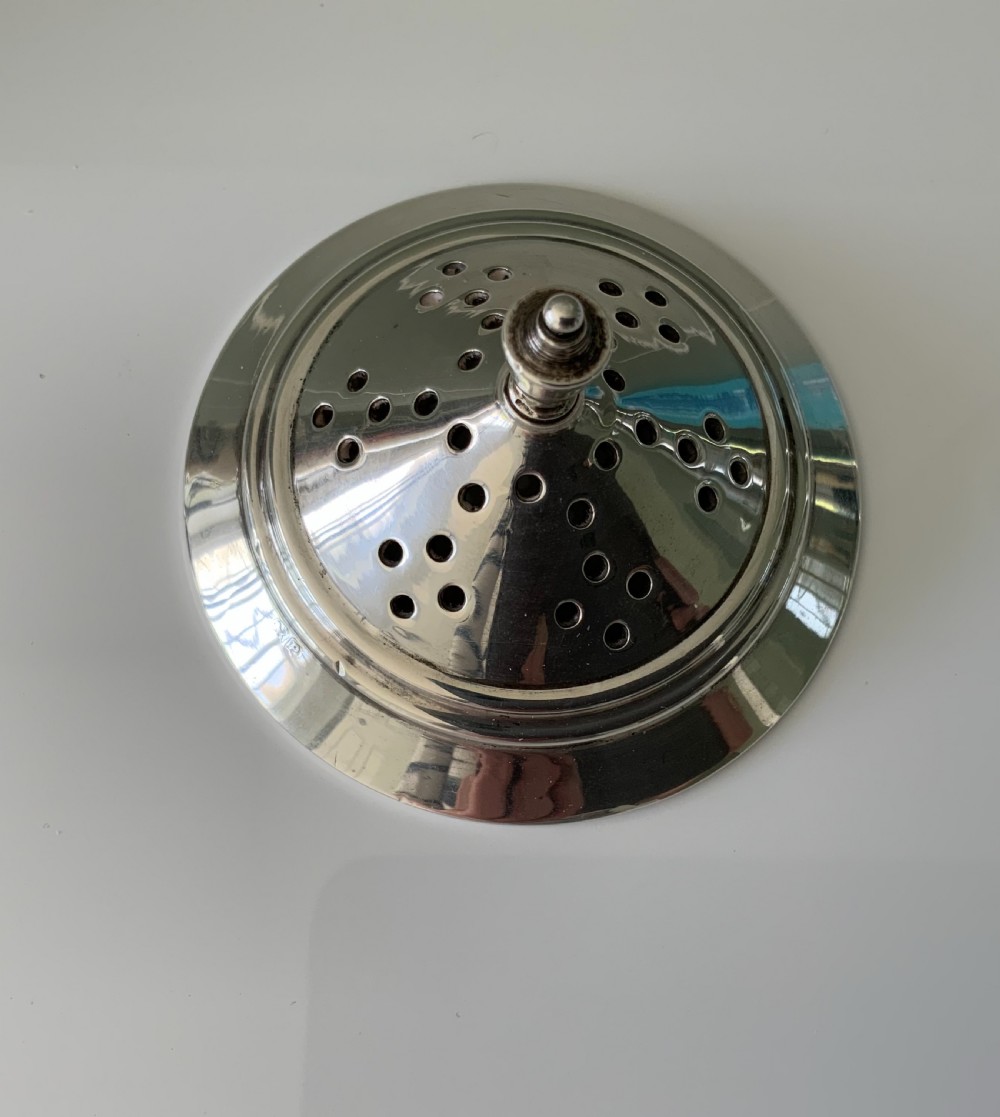 Art Deco silver sugar sifter View VI