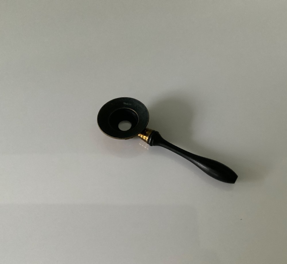 Rare 19th Century Medical Magnifying glass original case View III