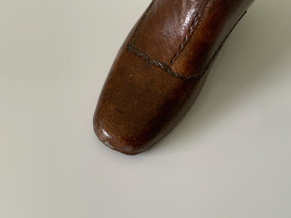 Rare novelty travelling inkwell in the form of a boot View II