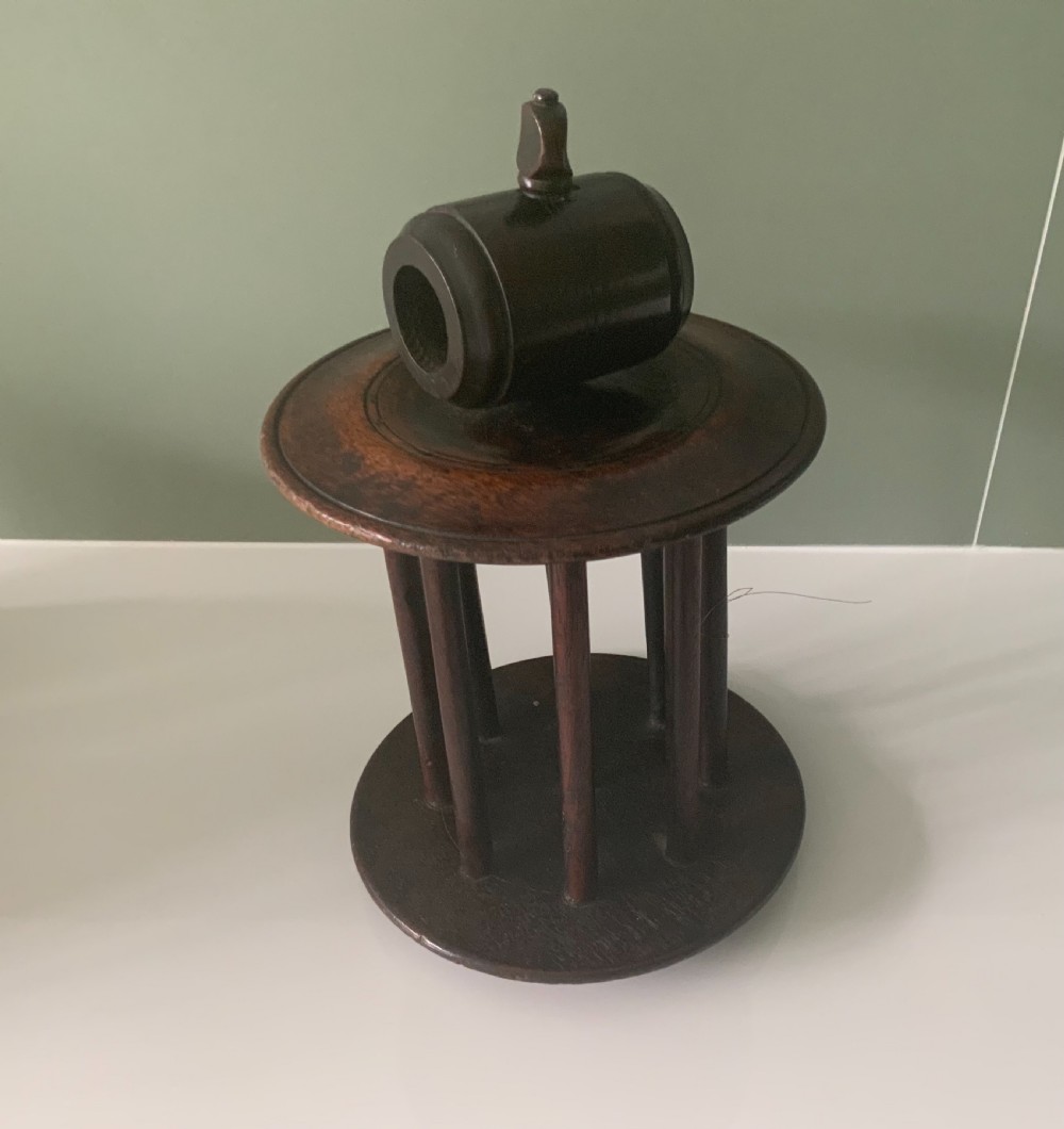 19th Century Mahogany fishing line drier