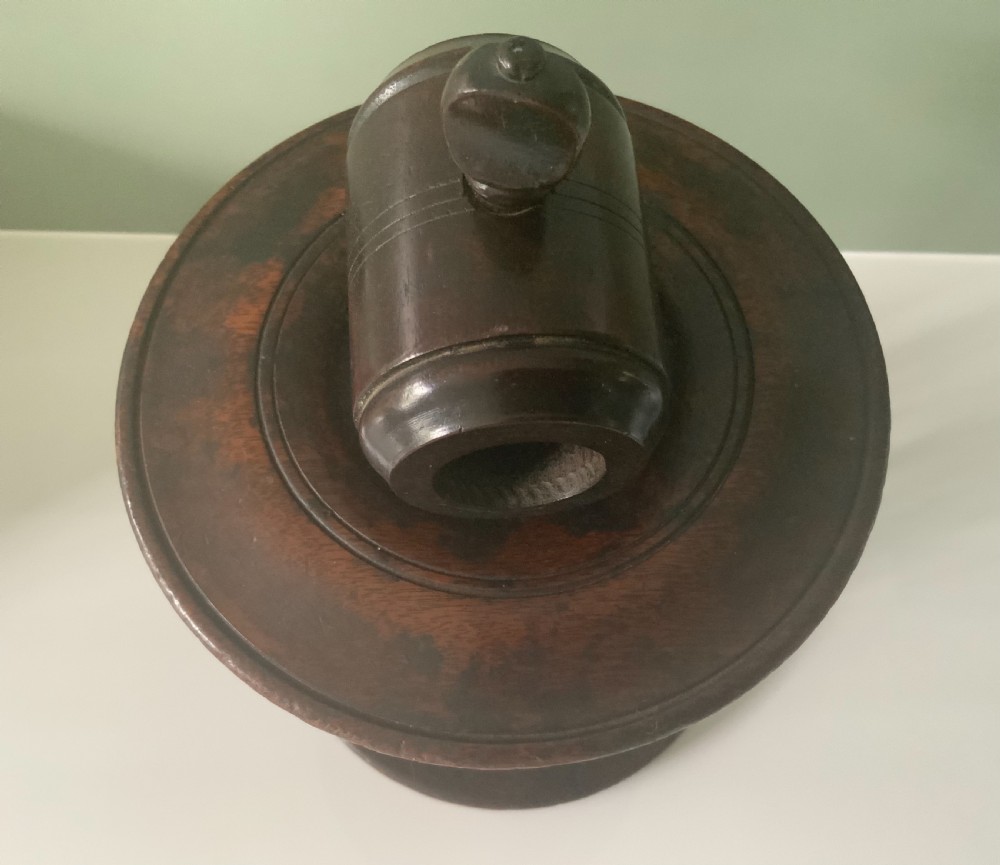19th Century Mahogany fishing line drier View IV