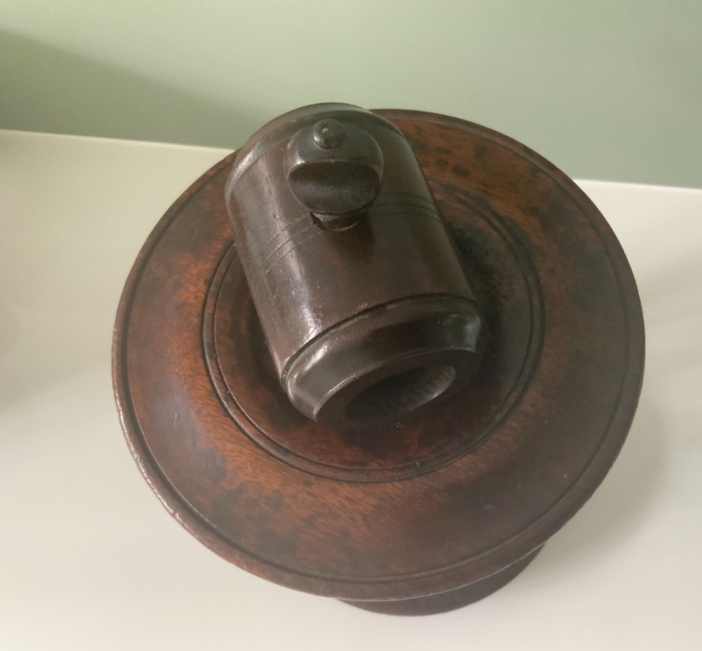 19th Century Mahogany fishing line drier View V