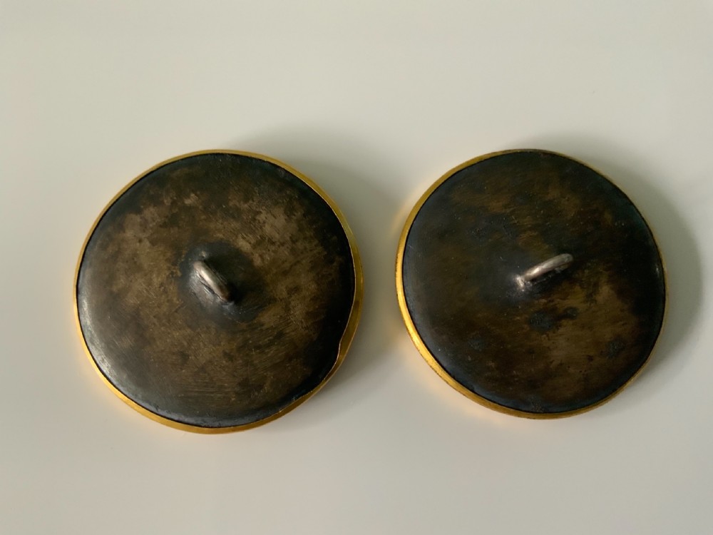 A pair of French Georgian buttons View IV